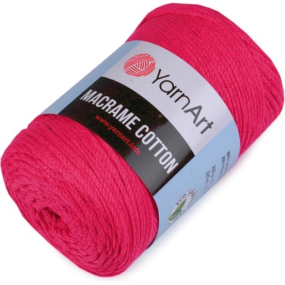 Pletací příze Macrame Cotton 250 g Varianta: 50 (803) růžová malinová, Balení: 1 ks 44265/89686/230481