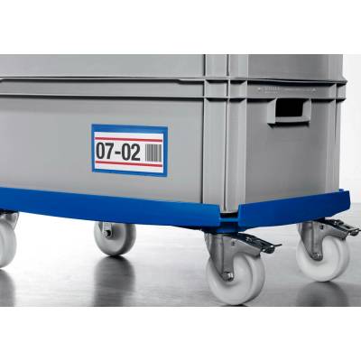 Magnetické vrecko na štítky 150 x 67 mm, BJ = 50 kusov, tmavomodré