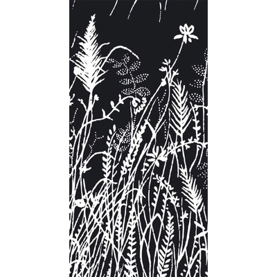 Dimex S-325 vliesová fototapeta na zeď Grass black rozměry 110 x 220 cm