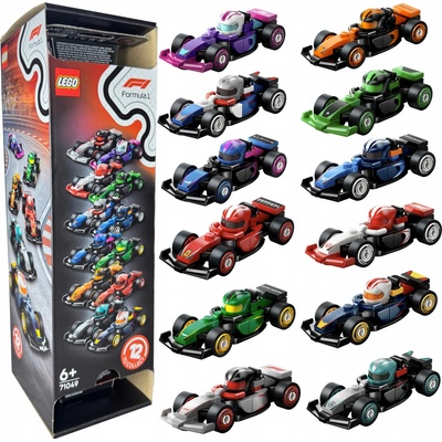 LEGO® 71049 Sběratelské závodní auto F1 12 ks – Zboží Dáma