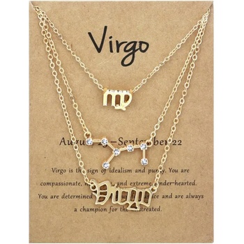 HARAHU Комплект колиета зодиакален знак - Дева kp38788 (38788)