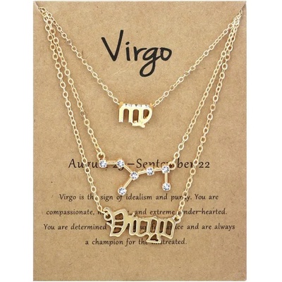 HARAHU Комплект колиета зодиакален знак - Дева kp38788 (38788)