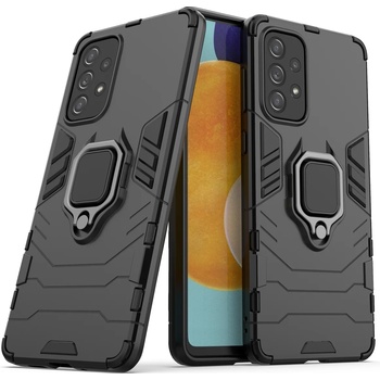 HQWear Кейс Ring Armor Tough Hybrid с магнитен държач за Samsung Galaxy A73, черен (KXG0030576)