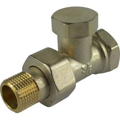 Klum, Šroubení radiátorové uzavíratelné přímé, 3/8", PR8070