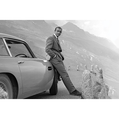 Plagát, Obraz - James Bond - Connery & Aston Martin, 91.5 × 61 cm