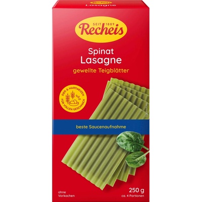 Recheis Premium Italian Pasta zelené lasagne 250 g