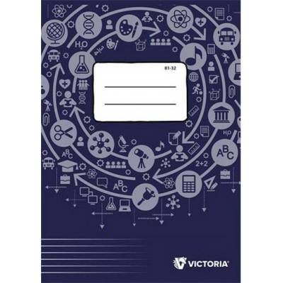 VICTORIA PAPER Zošit A4 linajkový ý Circle