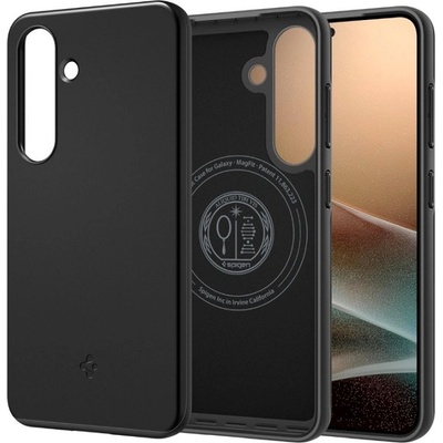 Spigen Калъф Spigen - Thin Fit, Galaxy S25, MagSafe, черен (8809971238243)