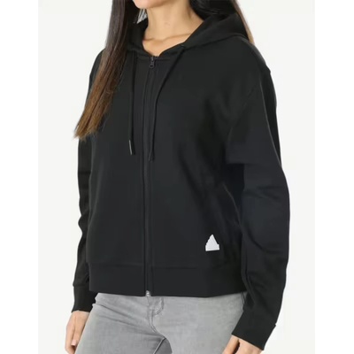 Adidas Future Icons 3-Stripes Full-Zip W Hoodie Black