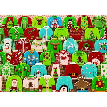 Cobble Hill - Puzzle Ugly Xmas sweaters - 1 000 piese
