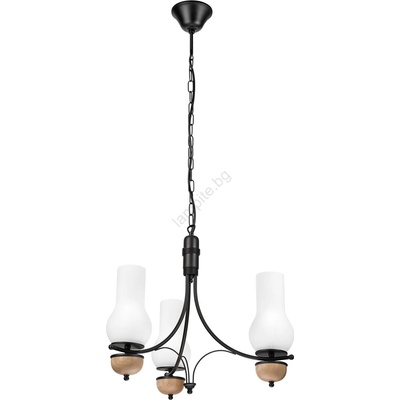 Brilagi - LED Пендел COTTAGE 3xE14/40W/230V бук/бял (BG1520B)