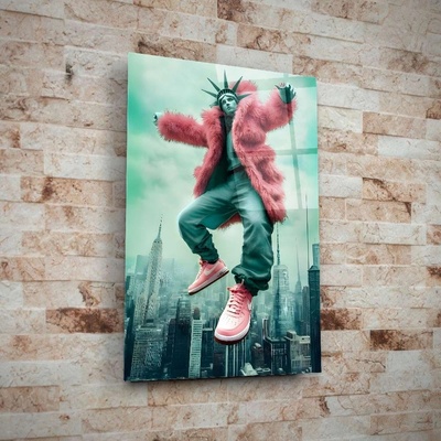 Art gift Стъклено арт пано Статуята на свободата