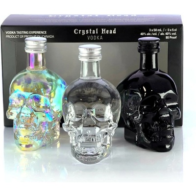 Crystal Head Experience Tasting Pack 40% 3 x 0,05 l (karton)