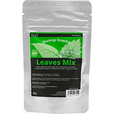 GlasGarten Shrimp Snacks Leaves Mix 30 g
