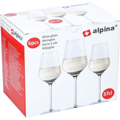 ALPINA Sklenice na víno sada ED 286430 6 x 370 ml - Heureka.cz