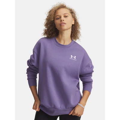 Under Armour UA Icon Fleece OS Crew fialová