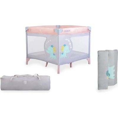 Moni Детска кошара за игра Giant светлорозов