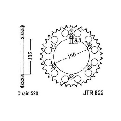 JT Sprockets JTR 822-49 – Zbozi.Blesk.cz