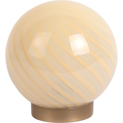 Leitmotiv Светложълта настолна лампа със стъклен абажур (височина 17 cm) Summer Globe - Leitmotiv (LM2265LY)