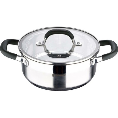 Bergner Kastrol s poklicí nerez MIDNIGHT 20 cm 2,3 l