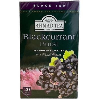 Ahmad Tea Černý čaj s příchutí černý rybíz 20 x 2 g