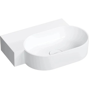 Omnires Ovo M+ 55x38 cm left shiny white (OVO555UWLBP)