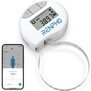 RENPHO Смарт ролетка за тяло Renpho - BMF01, Bluetooth, бяла (PEU-RF-BMF01-WH)