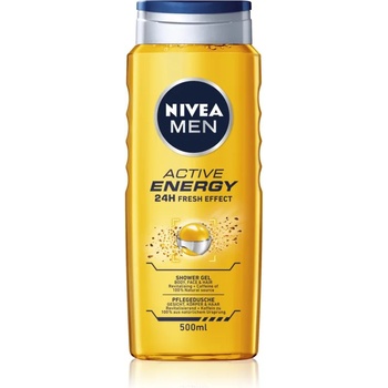 Nivea Men Active Energy душ-гел за мъже 500ml