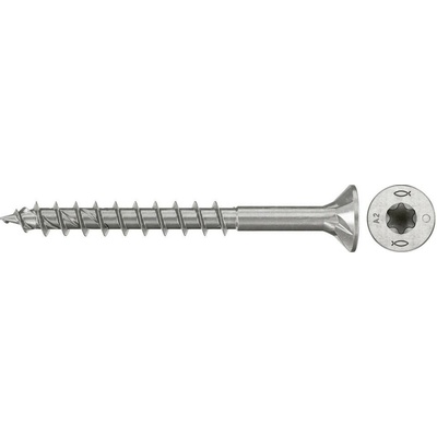 Fischer 574080 skrutky do drevotriesky 4.5 mm 60 mm TX Nerezová oceľ 100 ks