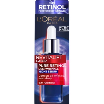 L'Oréal Revitalift Laser X3 Night Serum s retinolem 30 ml