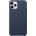 Apple Оригинален гръб Leather Case for Apple iPhone 11 Pro - Тъмно син, MWYG2ZE/A