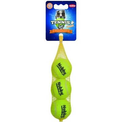 Nobby tenisový míček s pískátkem 5,5 cm 3 ks