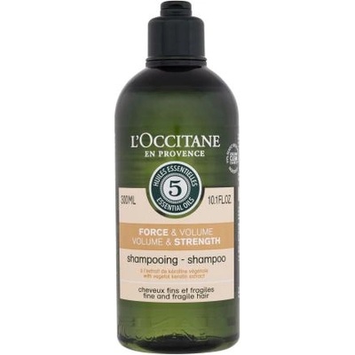 L'Occitane Aromachology Volume & Strength 300 ml шампоан за подсилване и придаване на обем на тънка коса за жени