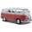 Maisto SP EDITION Ван Volkswagen Van Samba 1: 25 червен (1010529F)