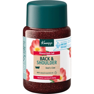Kneipp Back Comfort soľ do kúpeľa uľavuje od bolesti chrbta aj za krkom 500 g
