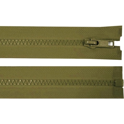 Kostěný zip No 5 délka 70 cm bundový Varianta: 298 zelená khaki tmavá, Balení: 1 ks