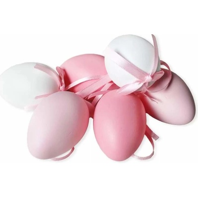 Lepaso Vajíčka závěs pvc 6ks/6cm růžová