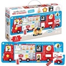 Puzzle s otvorem Hasičské auto 23 dílků