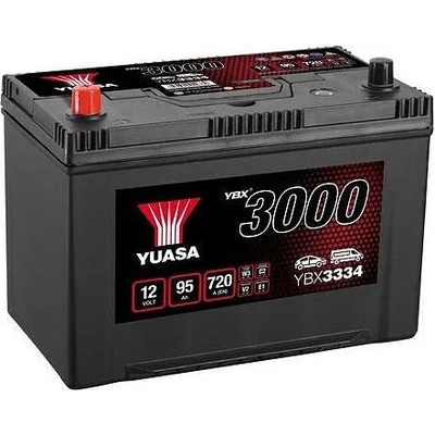 YUASA 95Ah 720A left+ (YBX3334)