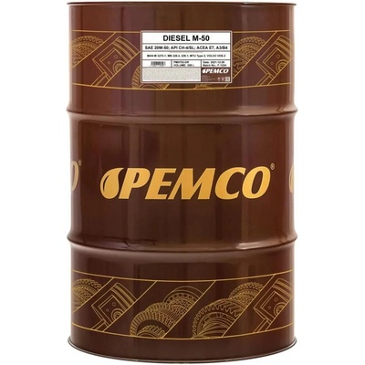 PEMCO Масло pemco diesel m-50 shpd 20w50 208l
