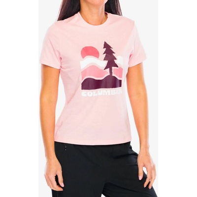 Columbia Ruby Springs™ Graphic Fitted SS W 2120061670 pink sand/get hiked