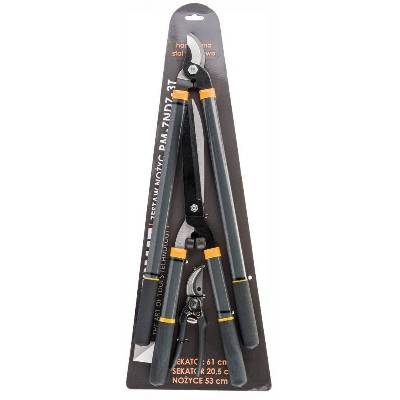 POWERMAT Zahradní nůžky, sada 3ks PM-ZNDZ-3T