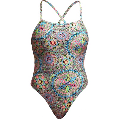 Funkita Дамски бански костюм Funkita Women's Tie Me Tight One Piece Swimsuit - Pretti Penny - размер 34 (EU) (150-5662-1512)