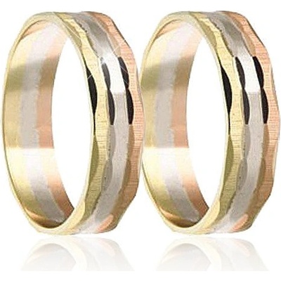 Zlatnictví Zlatíčko Snubní prsteny kombinace zlata 04.B417