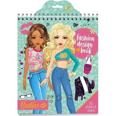 Moxy Книжка за моден дизайн, 20 листа, зелена (5525122314)