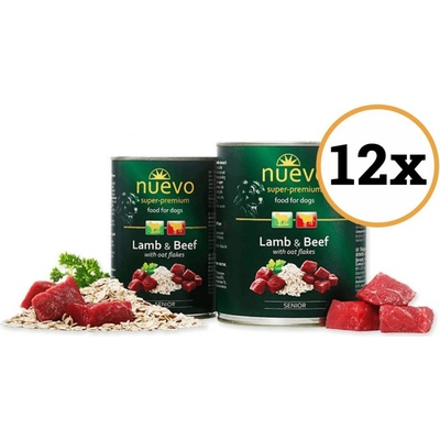 Nuevo dog Senior Lamb & Beef 12 x 400 g