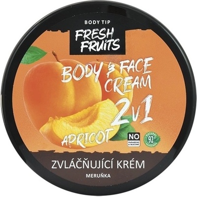 VIVACO BODY TIP FRESH FRUITS MARHUĽA krém zvláčňujúci na tvár a telo 200 ml