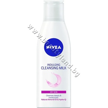 Nivea Мляко Nivea Indulging Cleansing Milk, p/n NI-81103 - Почистващо тоалетно мляко за суха кожа с бадемово масло (NI-81103)
