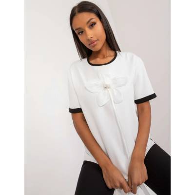 LAKERTA Blouse LK-BZ-509621-2.01X-ecru šedá