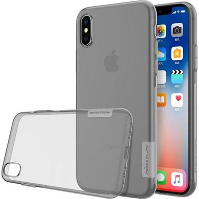 Nillkin Силиконов Калъф за iPhone XS/X, Nillkin Nature Case, Полупрозрачен (6902048146532)